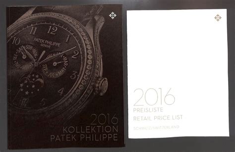 patek philippe preisliste 2016 pdf|patek philippe value.